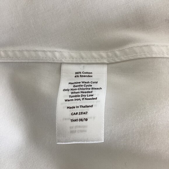 Talbots White Button Front Shirt - Picture 6 of 6